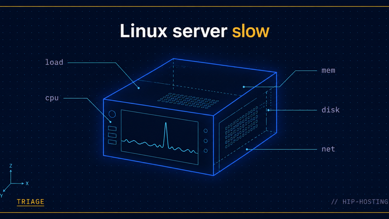 linux server slow